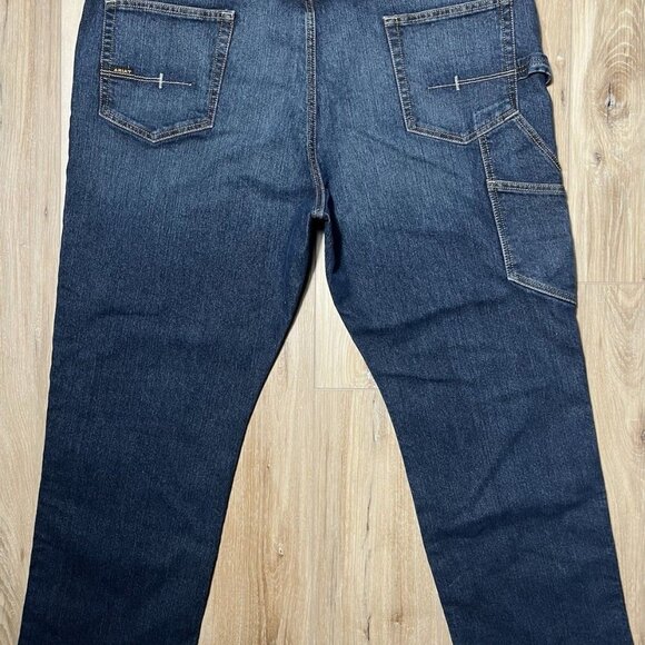 ARIAT Men Carpenter Rebar Jeans - Low Rise Boot.  44 X 30 - Picture 7 of 14